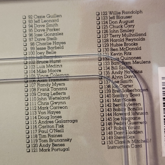 Classic Major League Baseball Trading Cards Board Game 1990 Brand New - Picture 5 of 6